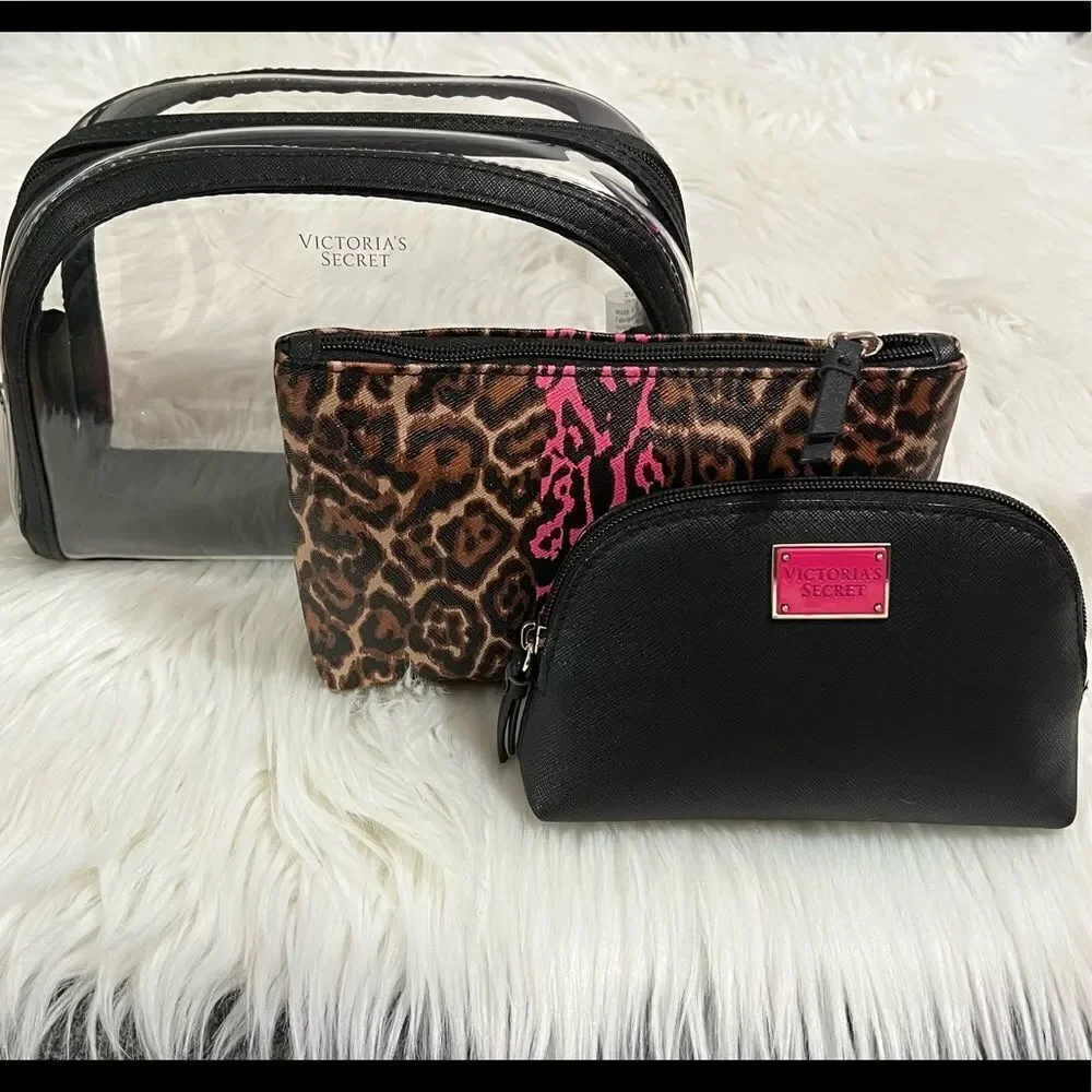Victoria’s Secret trio make up cosmetic bags set